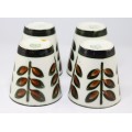 set modernist pentru servirea apei. majolica. atelier Boch Frères . Belgia 1966